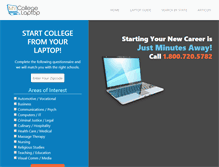 Tablet Screenshot of mycollegelaptop.com